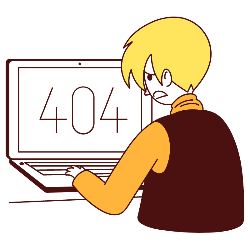 Page Not Found Illustration from Lagos Set