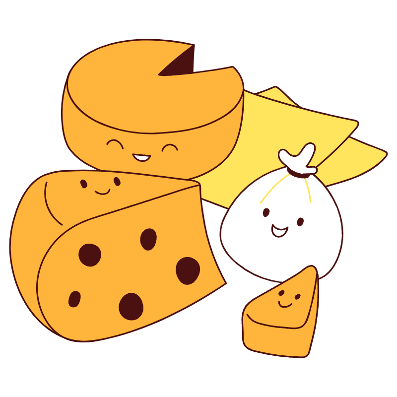 Cheese Illustration from Lagos Set
