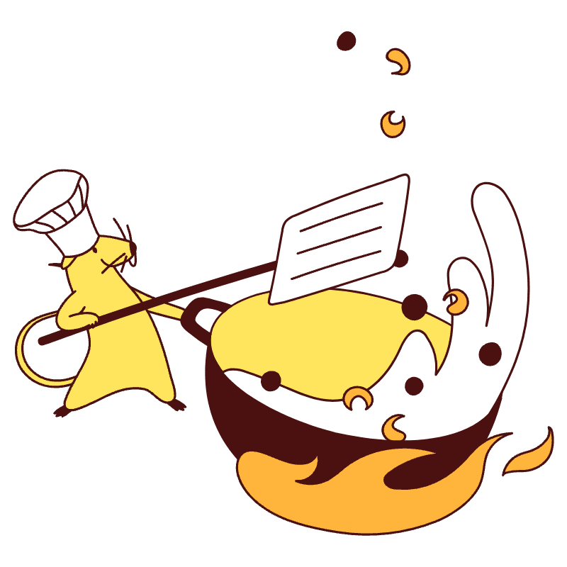 Chef Illustration from Lagos Set