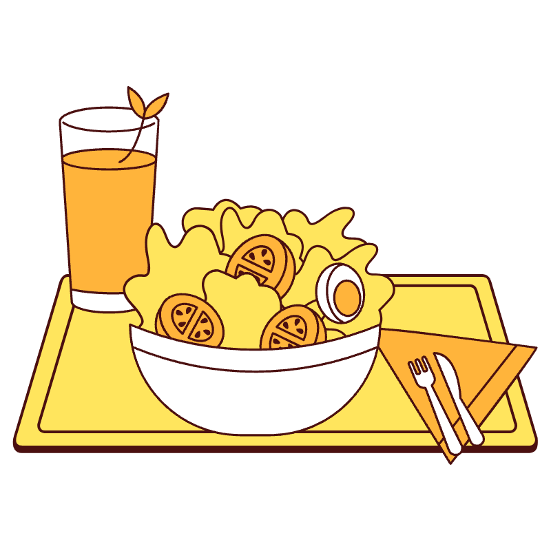 Lunch 3 Illustration from Lagos Set