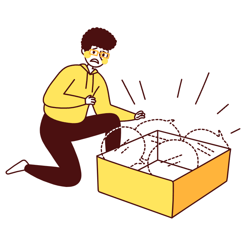 Empty Inbox Illustration from Lagos Set