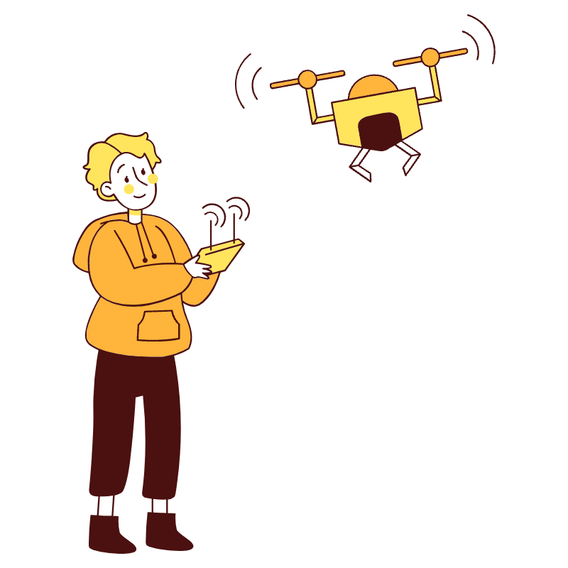 Drone Operator 2 Illustration from Lagos Set