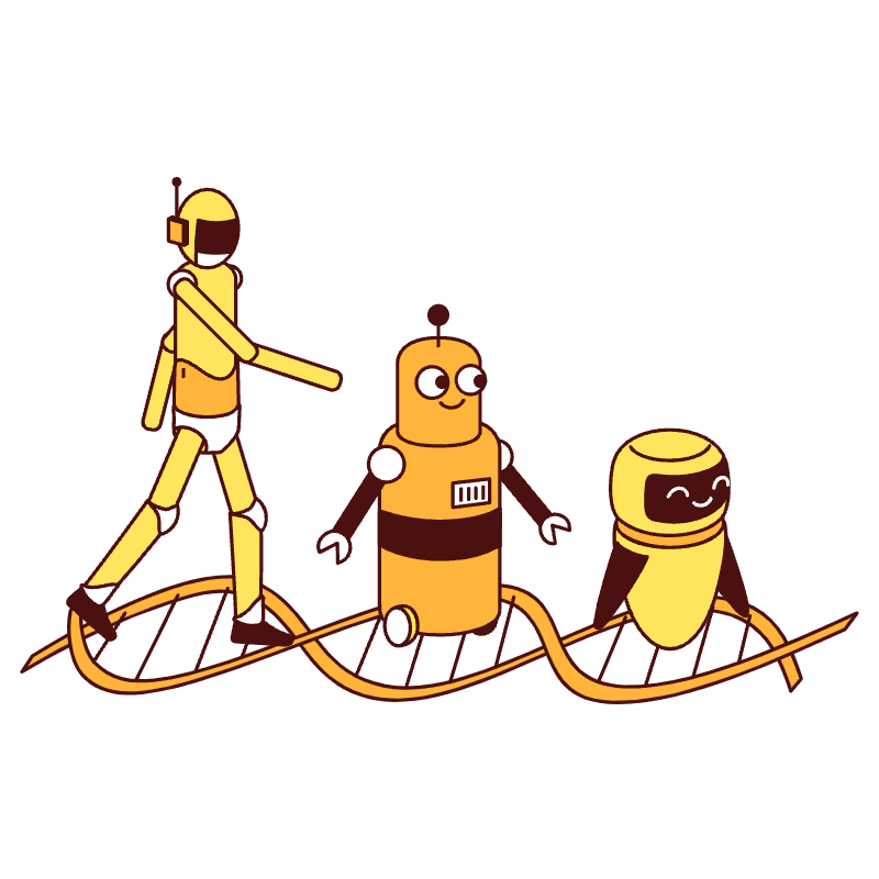 Evolution Illustration from Lagos Set