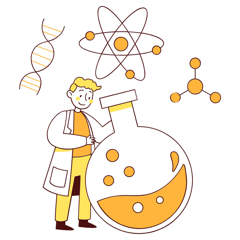 Scientist 1 Illustration from Lagos Set