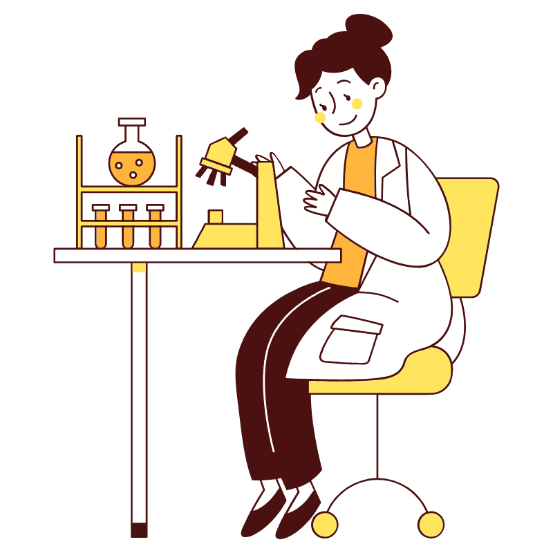 Scientist 2 Illustration from Lagos Set