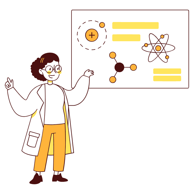 Scientist 3 Illustration from Lagos Set