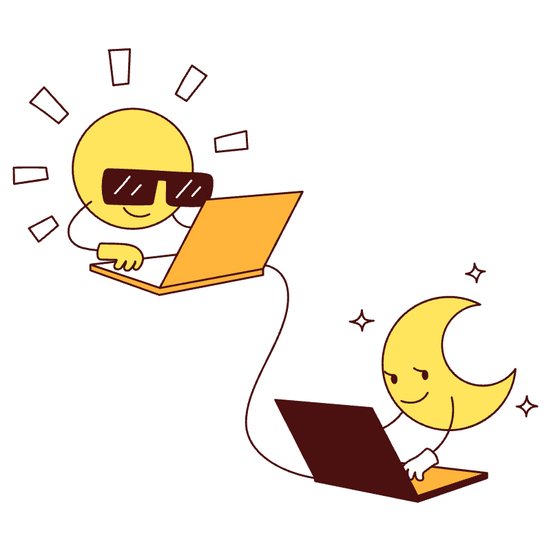 Asynchronous Work Illustration from Lagos Set