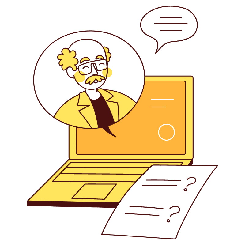 Consult Experts Illustration from Lagos Set