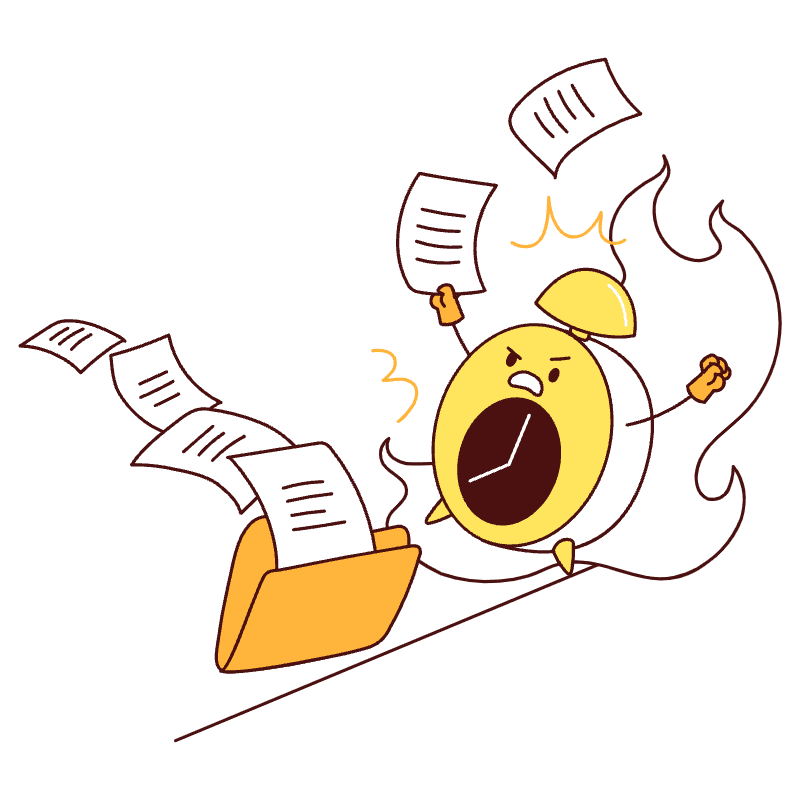 Deadline Illustration from Lagos Set