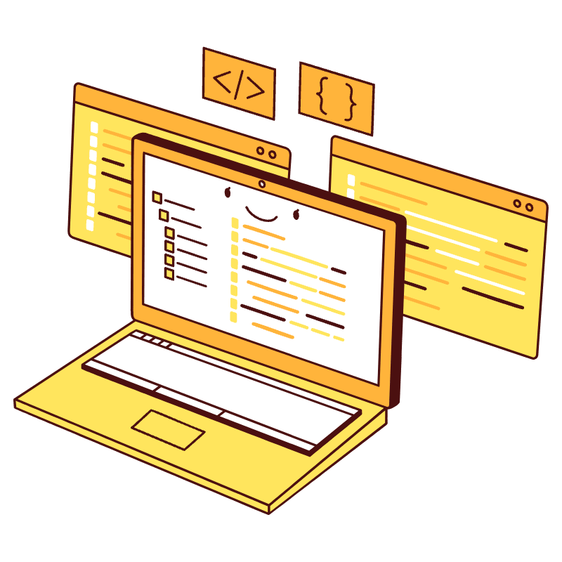 Programming And Developers Illustration from Lagos Set
