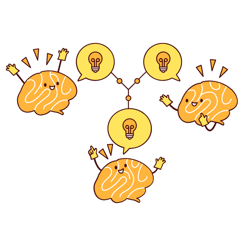 Sharing Ideas Illustration from Lagos Set