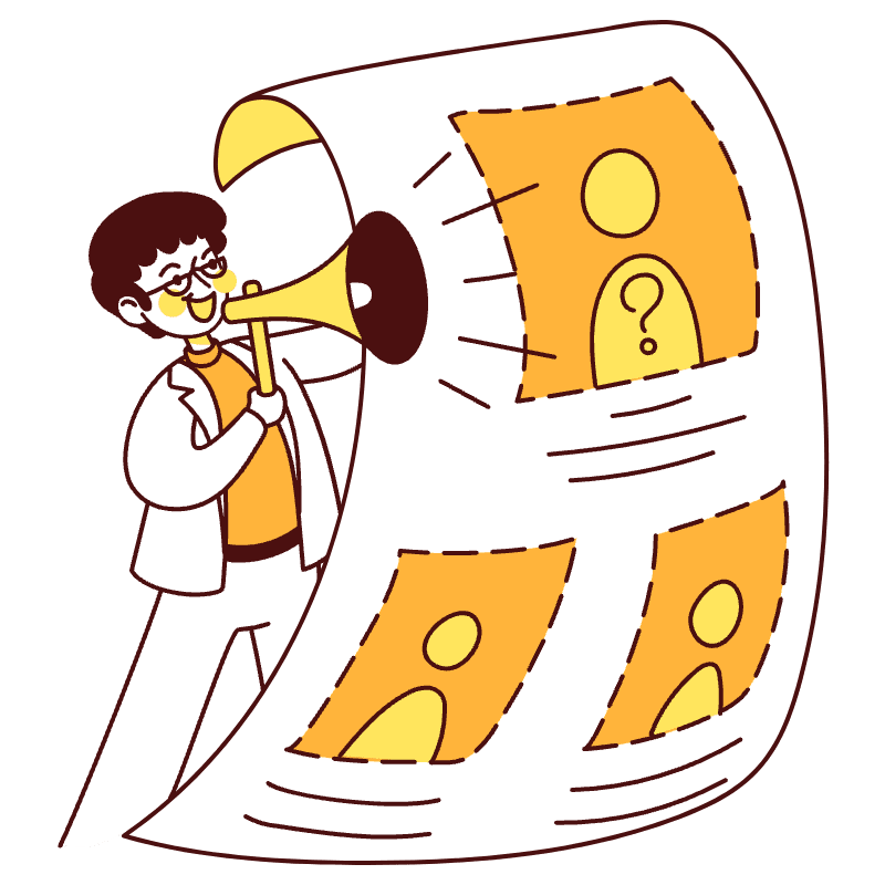 We Are Hiring Illustration from Lagos Set