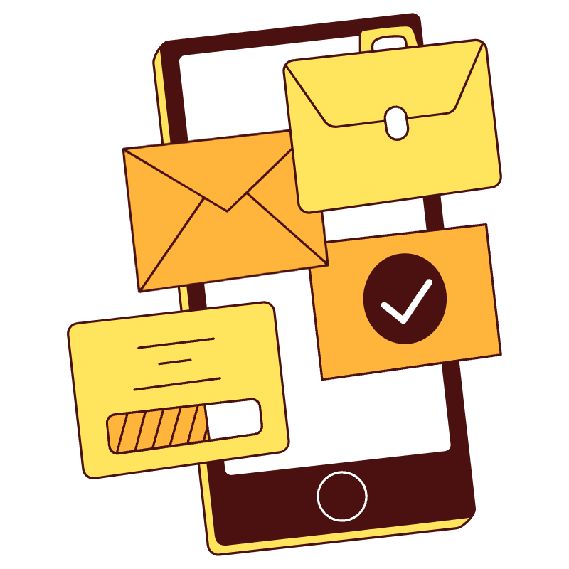 Work Apps Illustration from Lagos Set