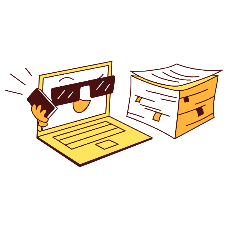 Work Call Illustration from Lagos Set