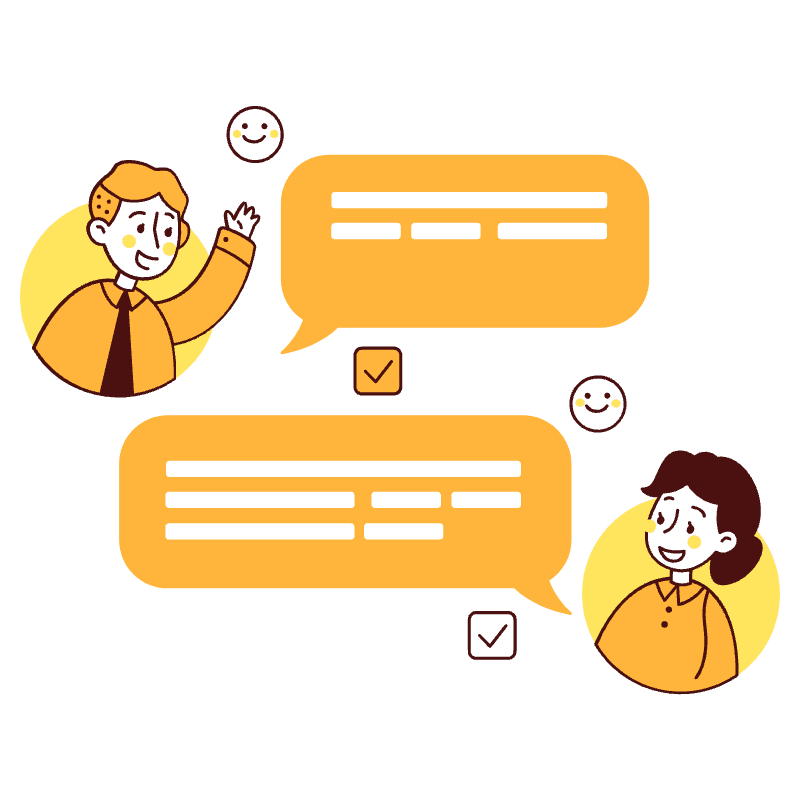 Work Chat 2 Illustration from Lagos Set