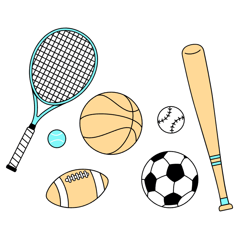 Doing Sports Illustration from London Set