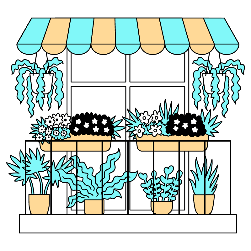Grow Plants Apartments Balcony 1 Illustration from London Set
