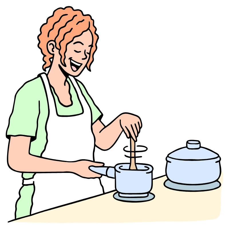 Leisure Food Cooking For Family Friends Guests Illustration from Bruxelles Set