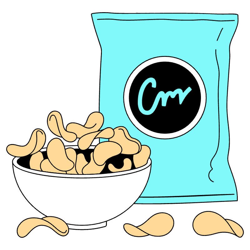 Snack Illustration from London Set