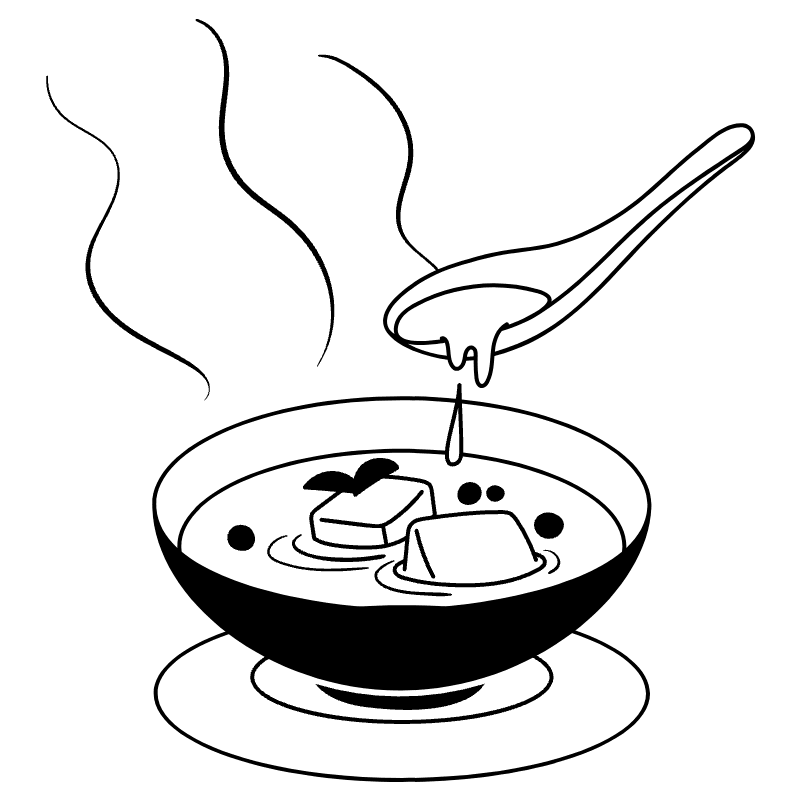 Soup Illustration from Milano Set