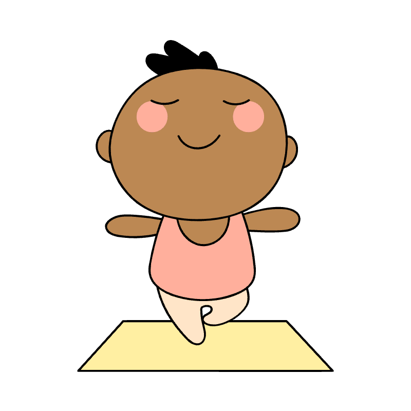 Meditation Yoga Illustration from Seoul Set