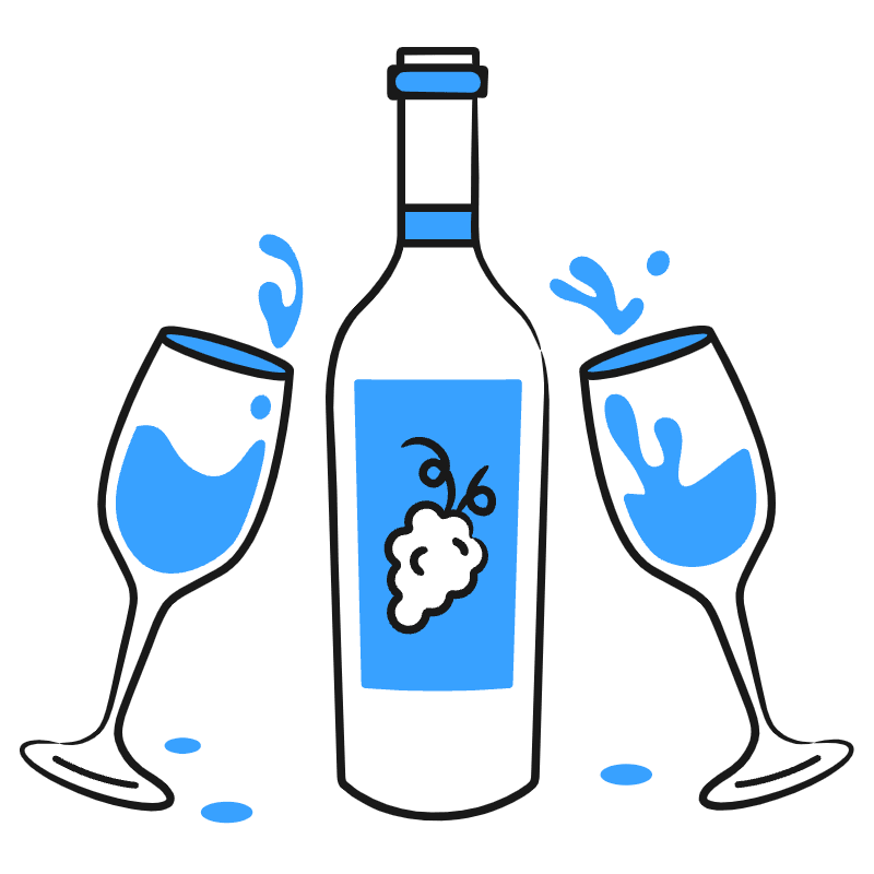 Alcohol Liquor Illustration from Brooklyn Set
