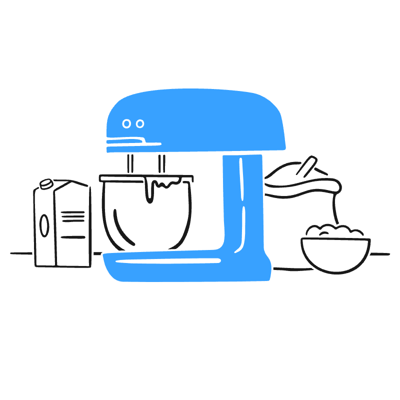 Baking Illustration from Brooklyn Set