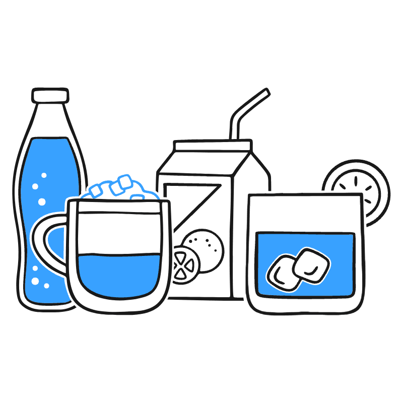 Beverages Illustration from Brooklyn Set