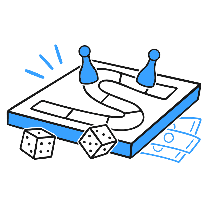 Board Games Illustration from Brooklyn Set