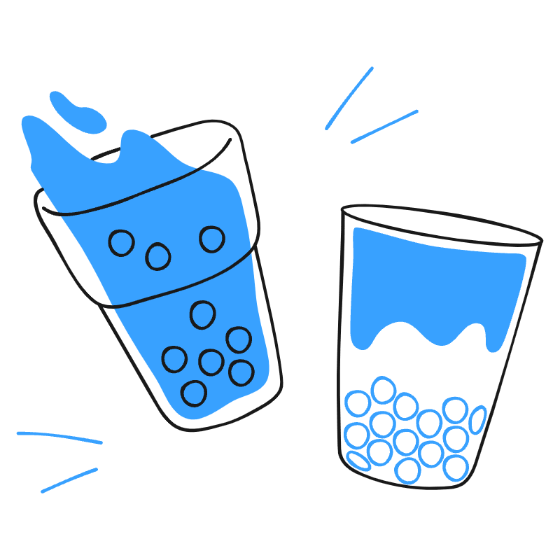 Bubble Tea Milk Tea Illustration from Brooklyn Set