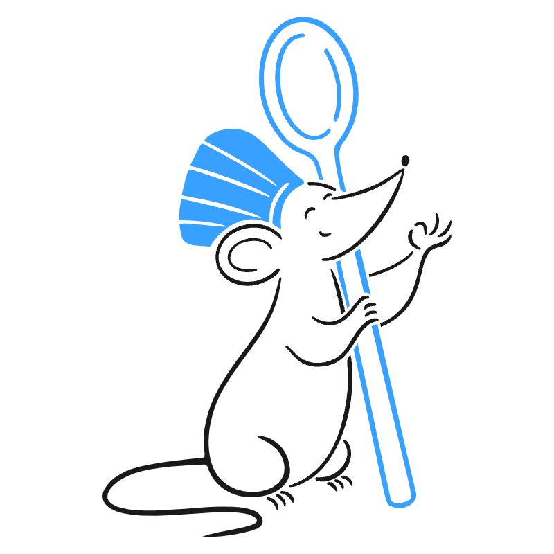 Chef Illustration from Brooklyn Set
