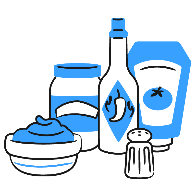 Condiments Sauce 1 Illustration from Brooklyn Set