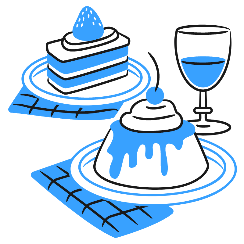 Dessert 1 Illustration from Brooklyn Set