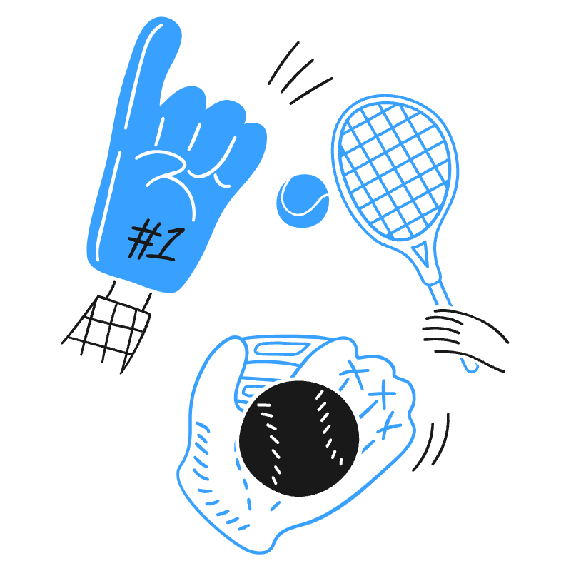 Doing Sports 2 Illustration from Brooklyn Set