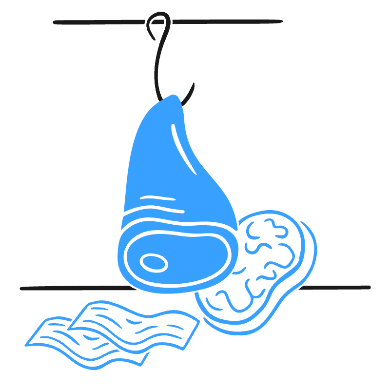 Meat Illustration from Brooklyn Set