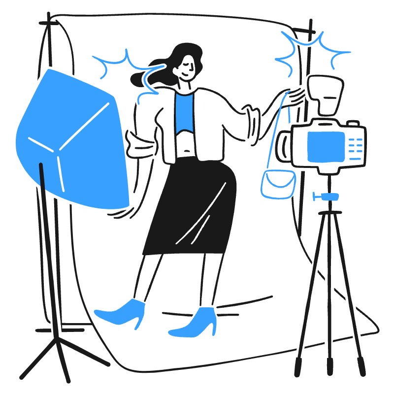 Photography Fashion Illustration from Brooklyn Set
