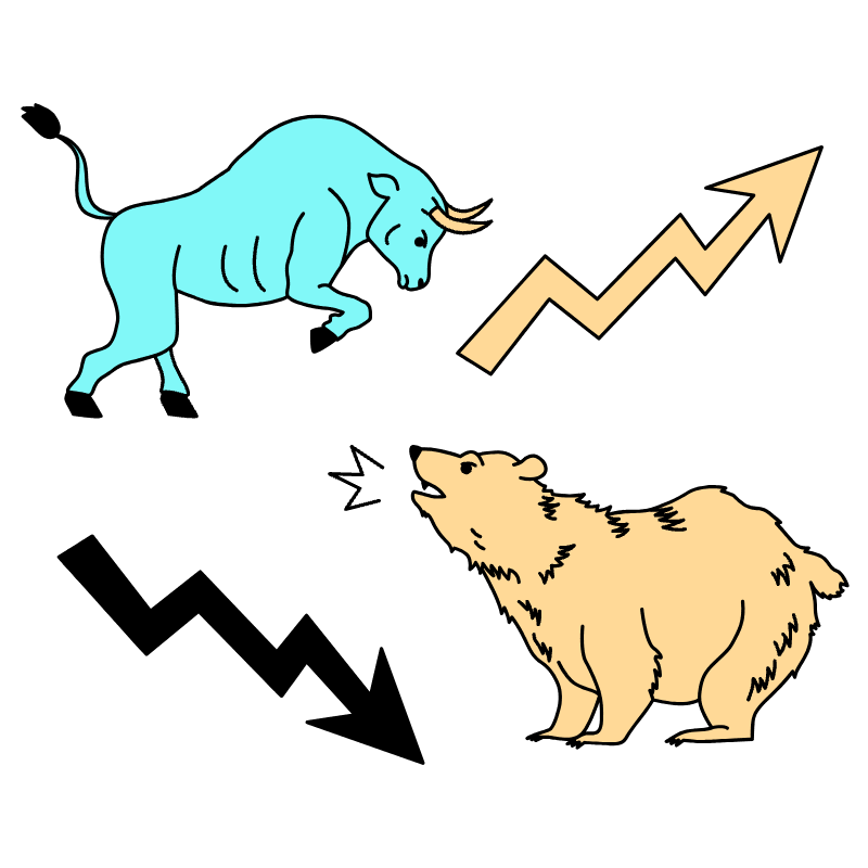 Bull Vs Bear Market 2 Illustration from London Set
