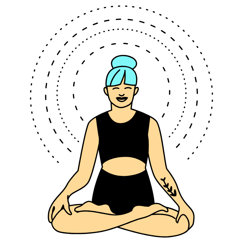 Leisure Meditation Illustration from London Set