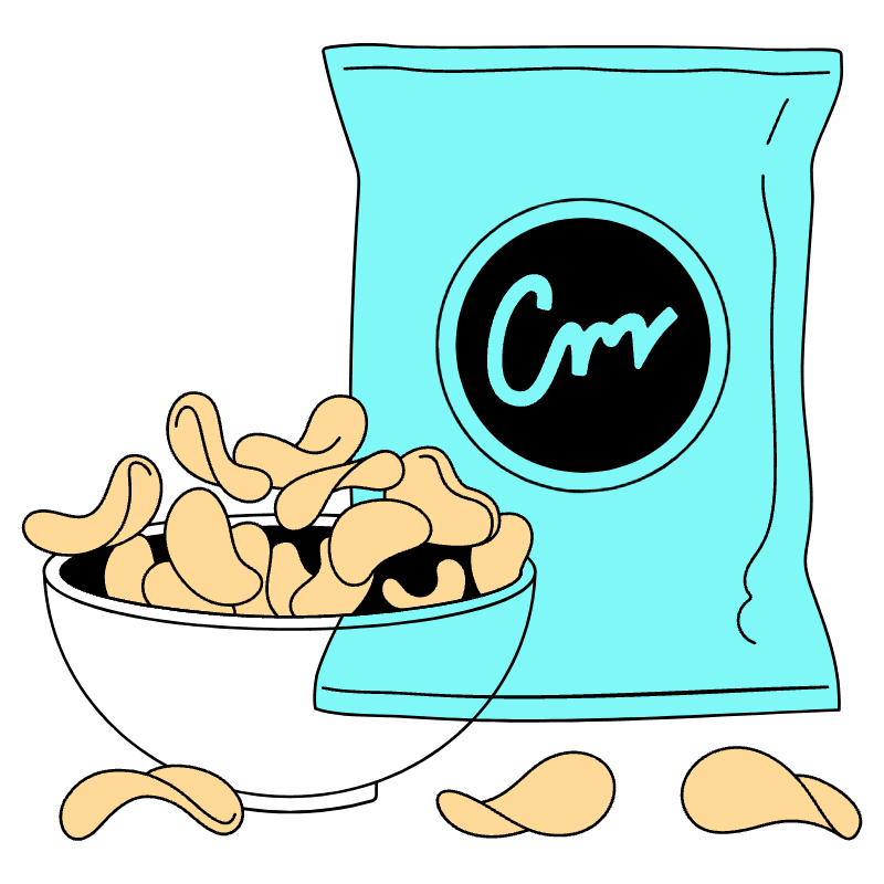 Snack Illustration from London Set