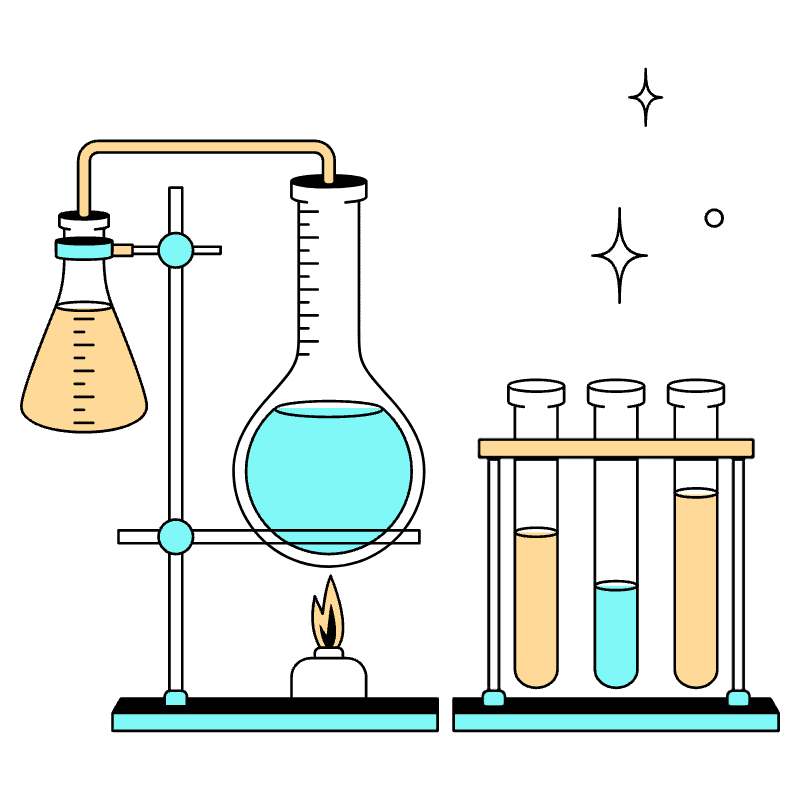 Lab Equipment Illustration from London Set