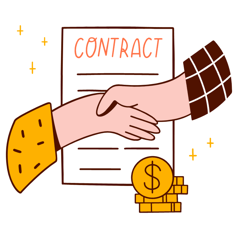 Shake hands Illustration from Manchester Set