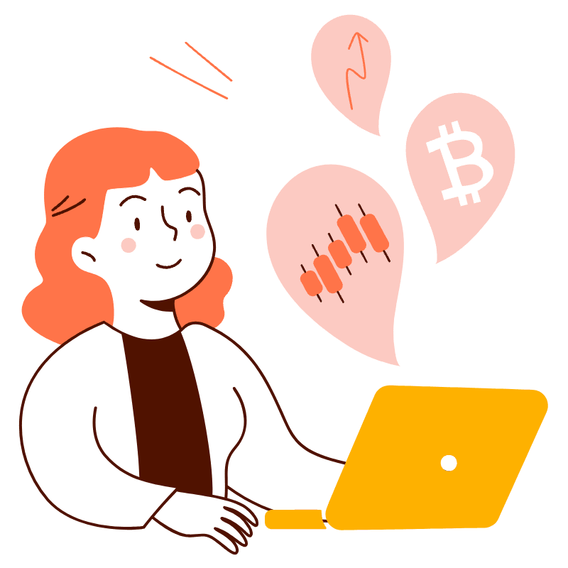 Woman In Crypto Illustration from Manchester Set