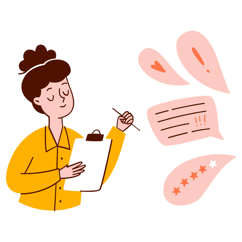 Listening To Feedback Illustration from Manchester Set