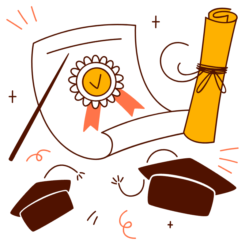Graduation Illustration from Manchester Set