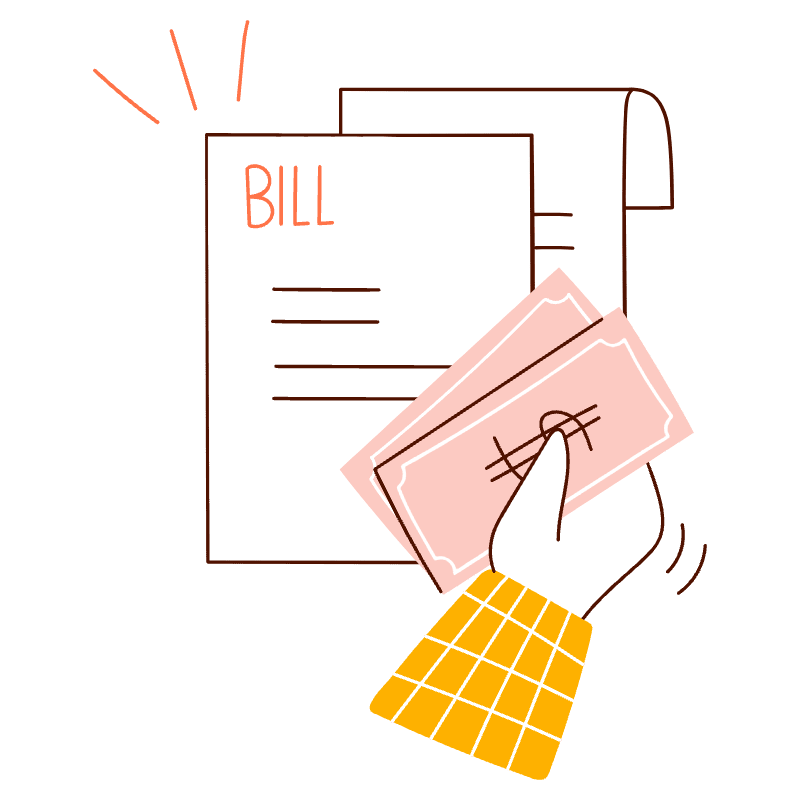 Bills Payment 2 Illustration from Manchester Set