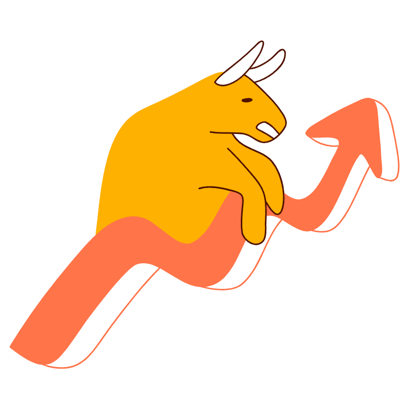 Bull Market Illustration from Manchester Set