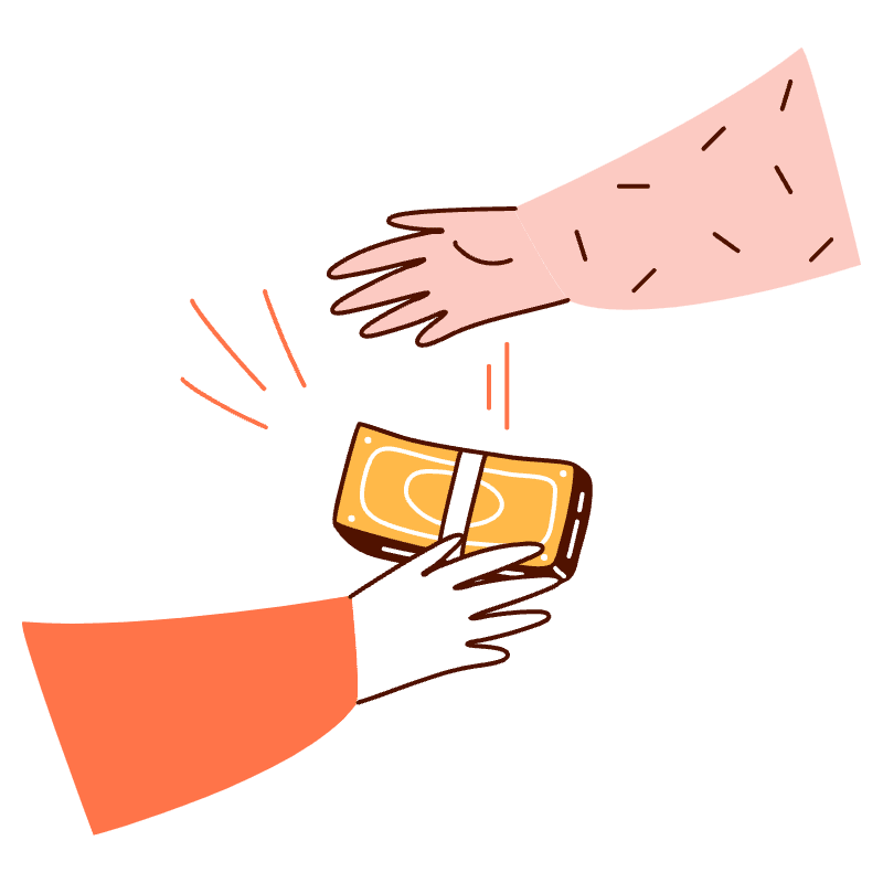 Lending Money Illustration from Manchester Set