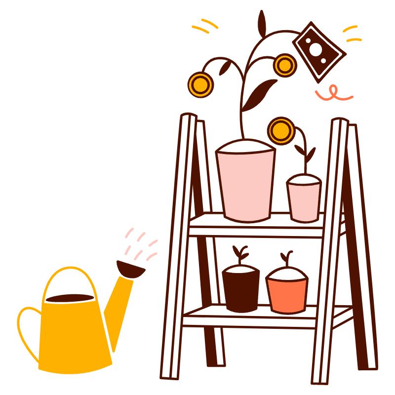 Money Growing On Trees Illustration from Manchester Set