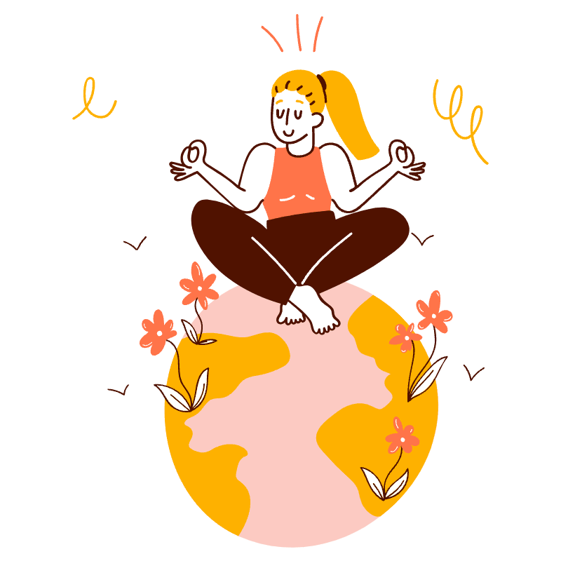 Being At Peace Illustration from Manchester Set