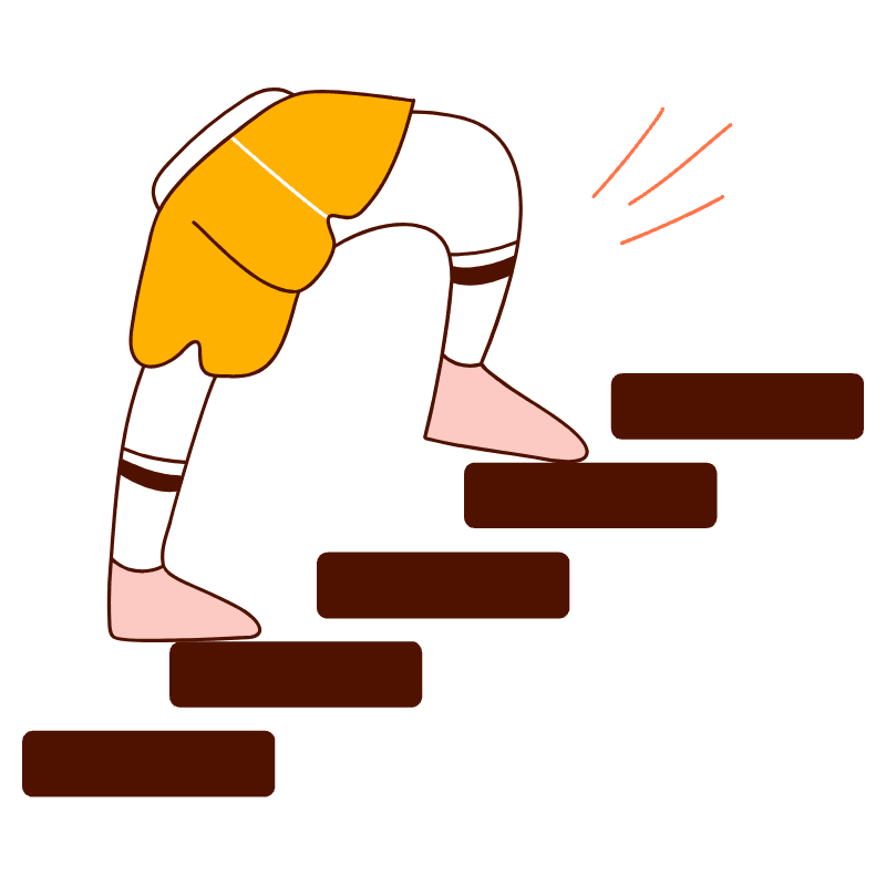 Climbing Stairs 2 Illustration from Manchester Set